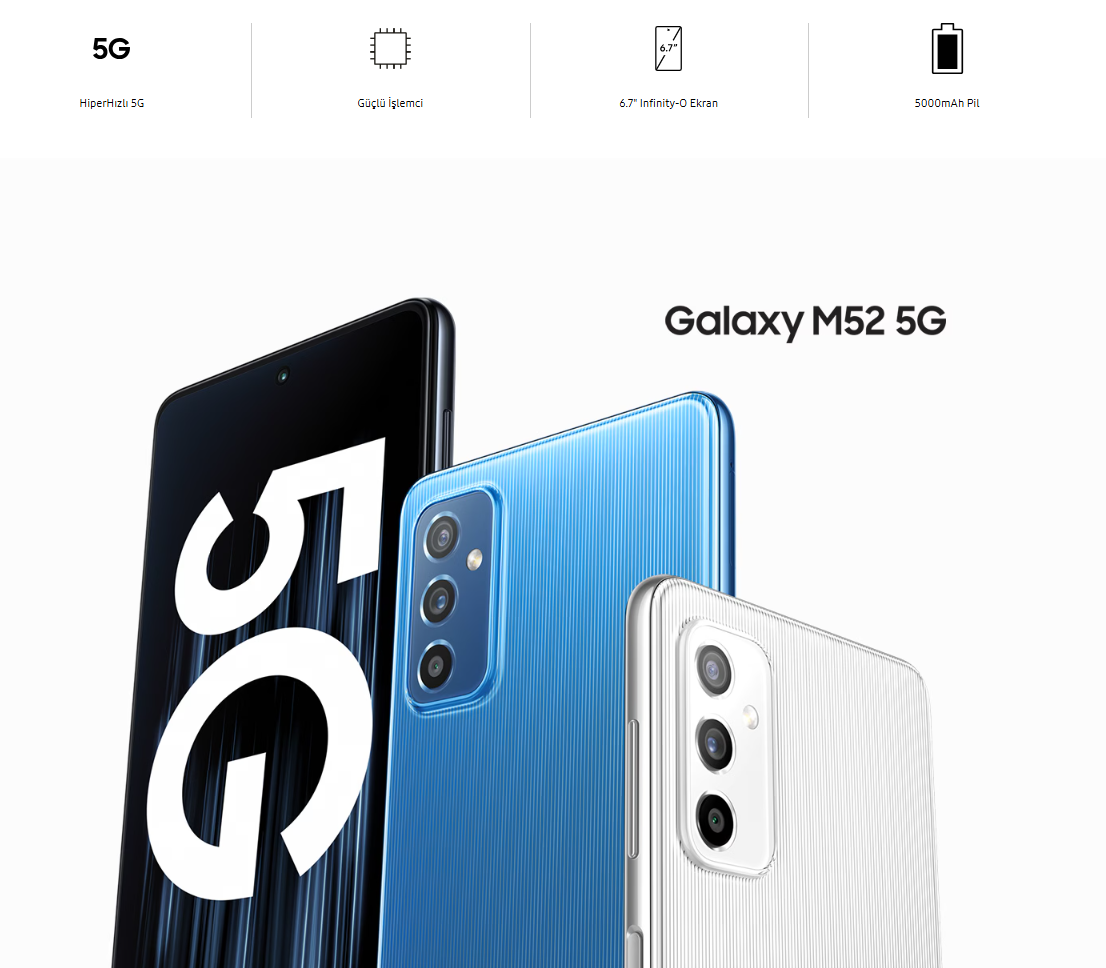 Yenilenmiş Samsung Galaxy M52 5G